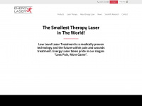 energy-laser.com Webseite Vorschau