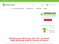herbalino.ch Webseite Vorschau