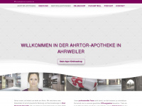 ahrtor-apotheke.de Webseite Vorschau