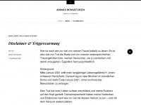 annasminiaturen.wordpress.com Webseite Vorschau