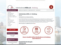 arbeitnehmerhilfe-duisburg.de Webseite Vorschau