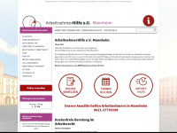 arbeitnehmerhilfe-mannheim.de Webseite Vorschau