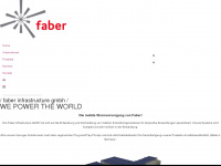 faber-infrastructure.com Webseite Vorschau