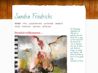 sandrafriedrichs.de Webseite Vorschau