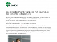 elgordoosterlotterie.com Webseite Vorschau