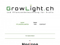 growlight.ch Webseite Vorschau