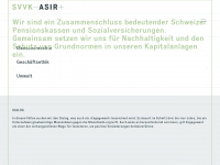 svvk-asir.ch Webseite Vorschau