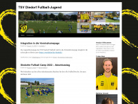 tsvdiedorffussballjugend.wordpress.com Webseite Vorschau