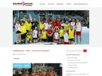 handballspecials.at Webseite Vorschau