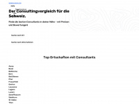 consultingvergleich.ch Webseite Vorschau