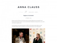 annaclauss.com Webseite Vorschau