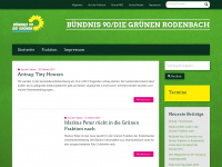 gruene-rodenbach.de Webseite Vorschau