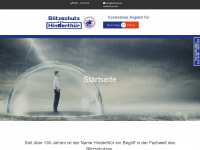 blitzschutz-hinderthuer.com Webseite Vorschau