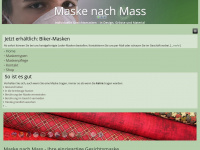 maske-nach-mass.ch Webseite Vorschau