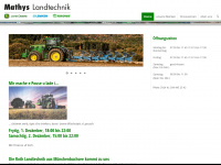 mathys-landtechnik.ch Webseite Vorschau