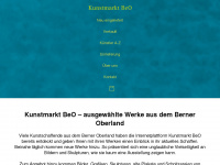 kunstmarkt-beo.ch Webseite Vorschau