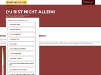 dubistnichtallein.it Webseite Vorschau
