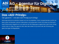 adi-ag.ch Webseite Vorschau