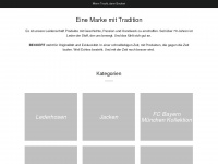 beckert-tracht-shop.com Webseite Vorschau