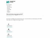 versicherung-schweiz.ch Webseite Vorschau