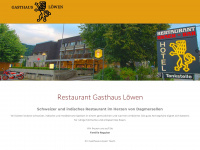 gasthausloewen.ch Webseite Vorschau