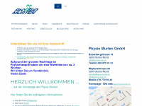 physiomurten.ch Webseite Vorschau