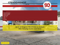 steiggarage.ch Webseite Vorschau