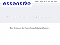 essensive.com Webseite Vorschau