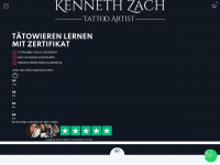 kenneth-zach-tattoocoach.de Webseite Vorschau