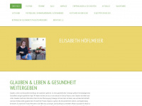 elisabeth-hoeflmeier.de Webseite Vorschau