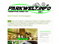 parkwelt.info Webseite Vorschau
