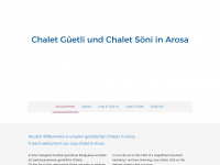 ferienchalets-arosa.ch Webseite Vorschau