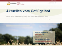gefluegelhof-boemeke.de Webseite Vorschau