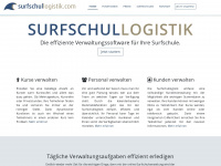 surfschullogistik.com Webseite Vorschau