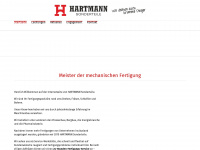 hartmann-sonderteile.de Webseite Vorschau