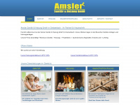 amslerhaustechnik.ch Webseite Vorschau