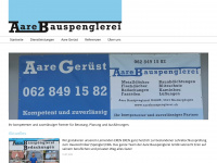 aarebauspenglerei.ch Webseite Vorschau
