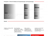 pr-netz.de Webseite Vorschau