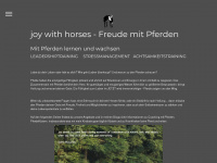 joy-with-horses.com Webseite Vorschau