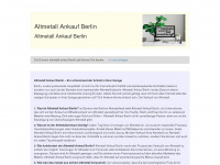 altmetall-ankauf-berlin.de Webseite Vorschau