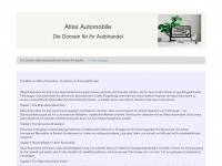 atlas-automobile.de Webseite Vorschau