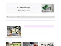 zimmer-am-airport.de Webseite Vorschau
