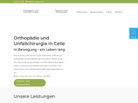 celle-orthopaedie.de Webseite Vorschau