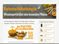 kurkuma-heilwirkung.de Webseite Vorschau