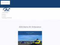 air-ambulance.ch Webseite Vorschau