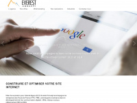 everest-concept.fr Webseite Vorschau