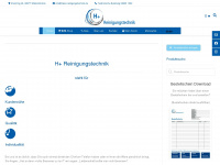 hplus-reinigungstechnik.de Webseite Vorschau