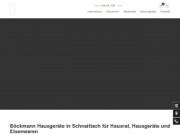 boeckmann-hausgeraete.de Webseite Vorschau