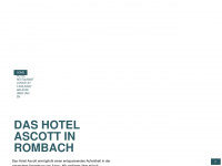 hotelascott.ch Webseite Vorschau