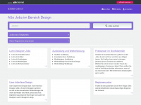 designer-jobs.ch Webseite Vorschau